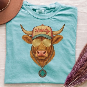 Comfort Colors® Howdy Shirt, Western Country Shirt, Cowboy Cowgirl Shirt, Trendy Western Shirt, Southern Shirt, Country Concert, Texas Shirt