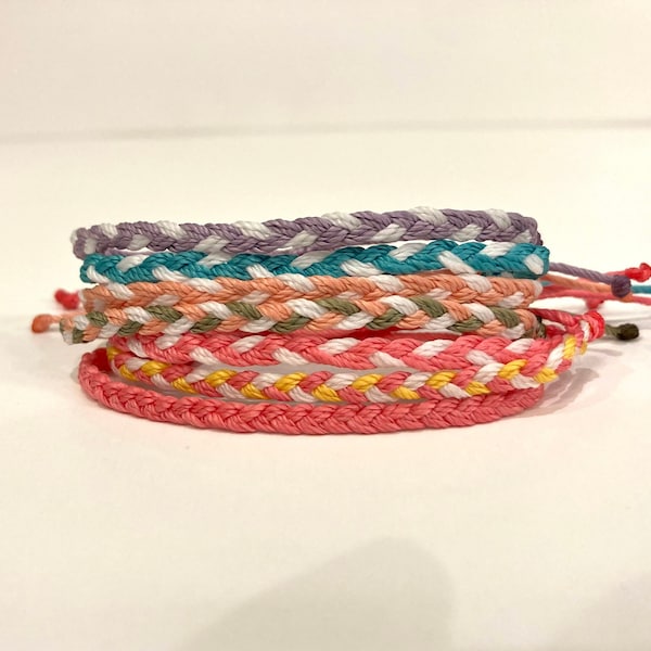 pura vida inspired adjustable friendship bracelet mini braid