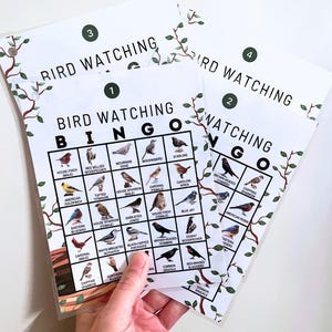 Birdwatching Bingo (Printed/Laminated)