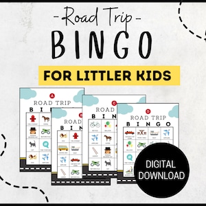 Road Trip Bingo for Littler Kids (Digital Download)
