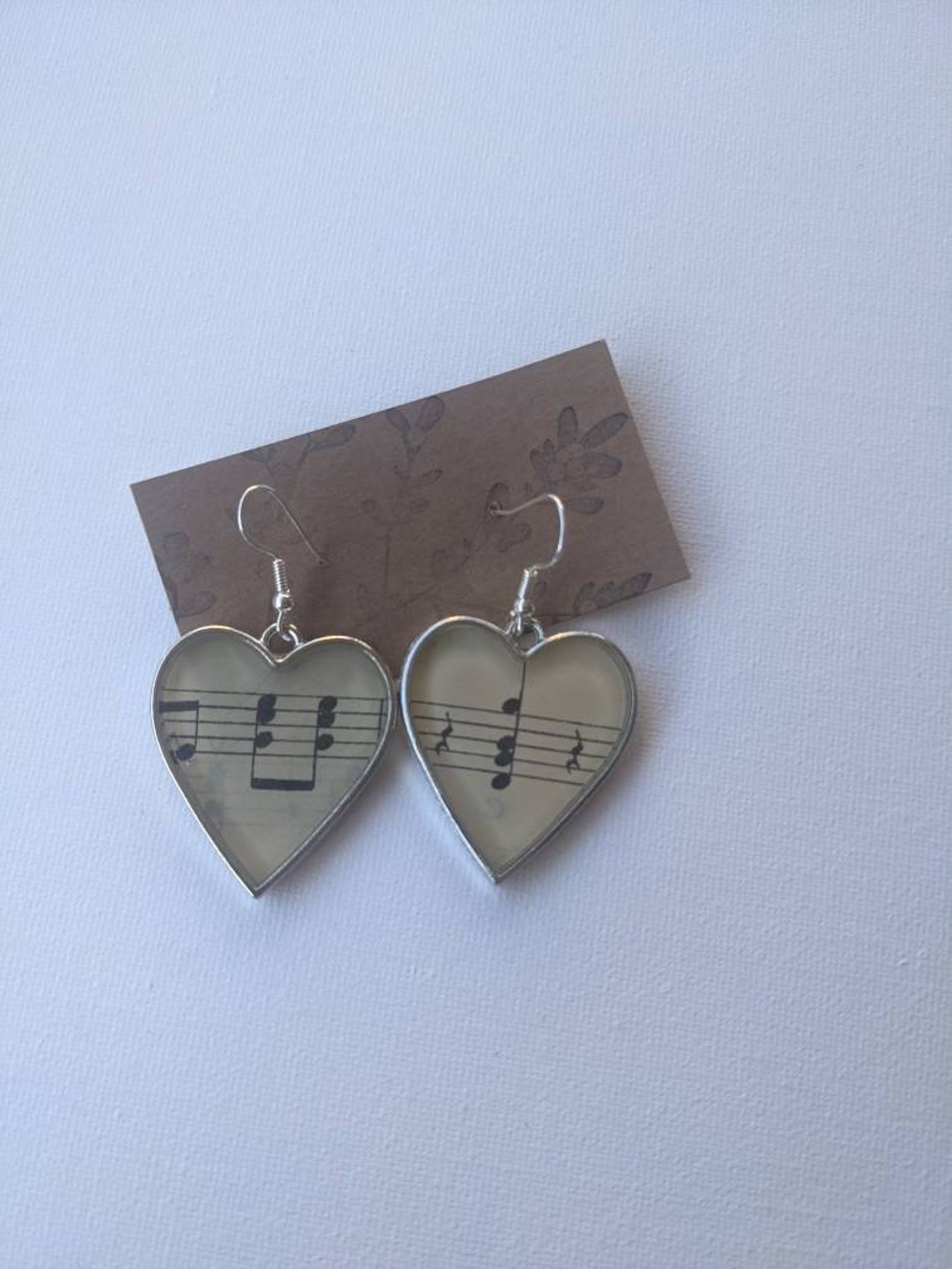 Music note earrings | Etsy