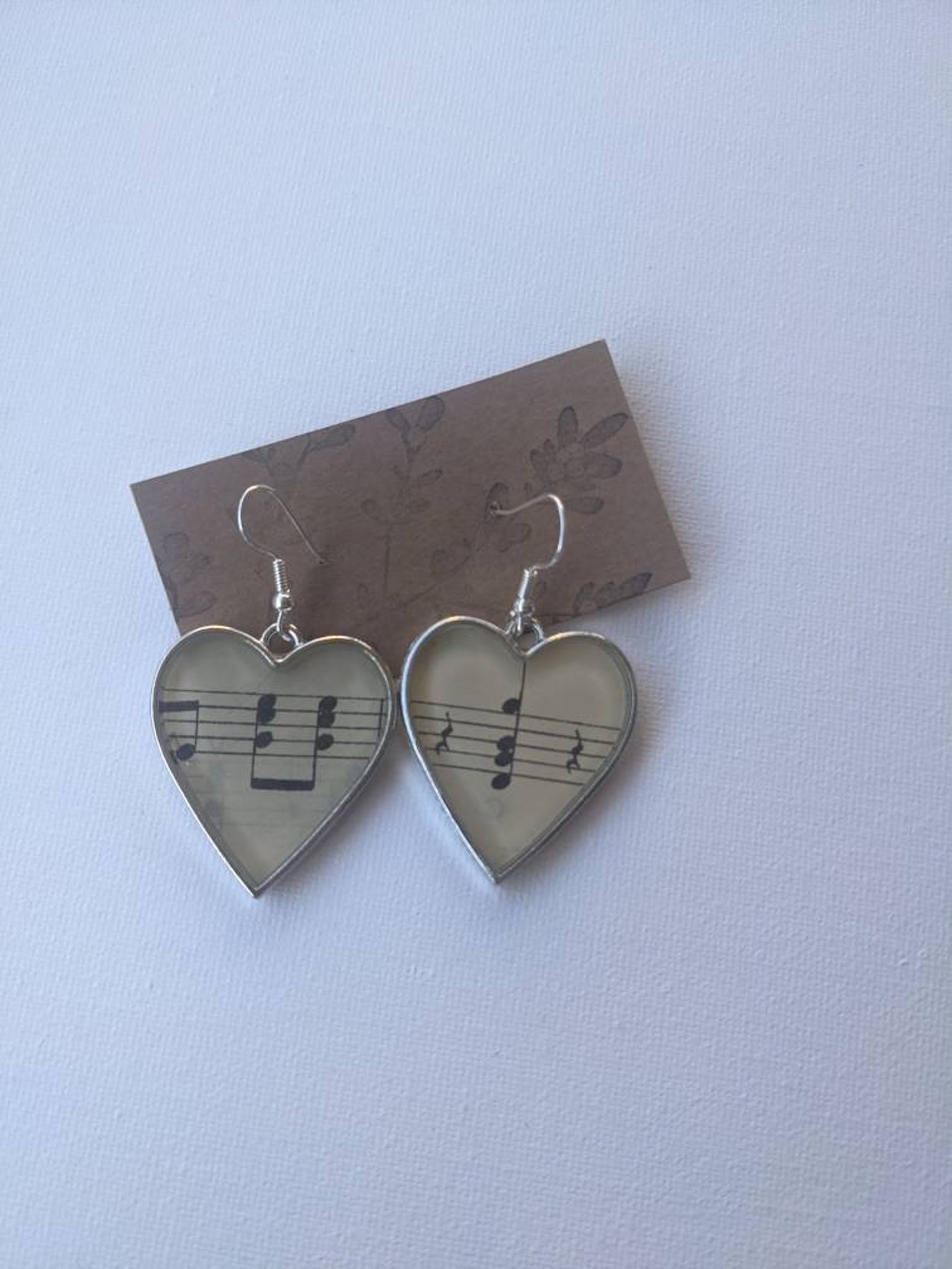Music note earrings Etsy