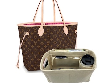 Organizer bag for Neverfull, Speedy LV Felt tote bag handmade free UK delivery