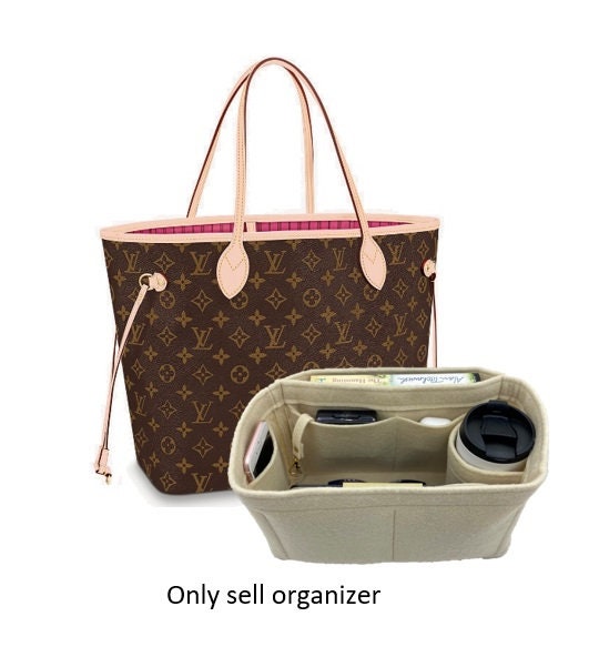 Bag and Purse Organizer with Chamber Style for Louis Vuitton Neverfull PM, Neverfull  MM and Neverfull GM