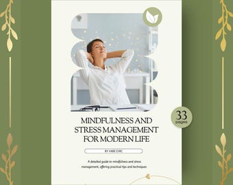 e-book Mindfulness en stressverlichting: zelfzorggids (digitale download)