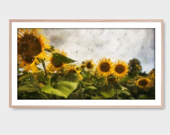 Frame TV Art., Sunflower Fields l | Digital Artwork | Frame TV Art 4K on LoxingtonHatch