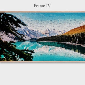 Frame TV Art., Mountain Lake | Digital Artwork | Frame TV Art 4K on LoxingtonHatch