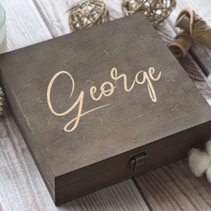 Mens Box, Personalized Wooden Box, Unique Gift. Family Gift, Gift For Best Friend, Keepsake Box, Memory Box, Boxes Wholesale, Custom Box image 3