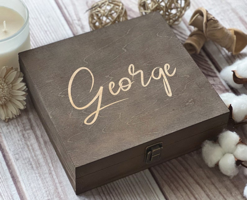 Mens Box, Personalized Wooden Box, Unique Gift. Family Gift, Gift For Best Friend, Keepsake Box, Memory Box, Boxes Wholesale, Custom Box image 3