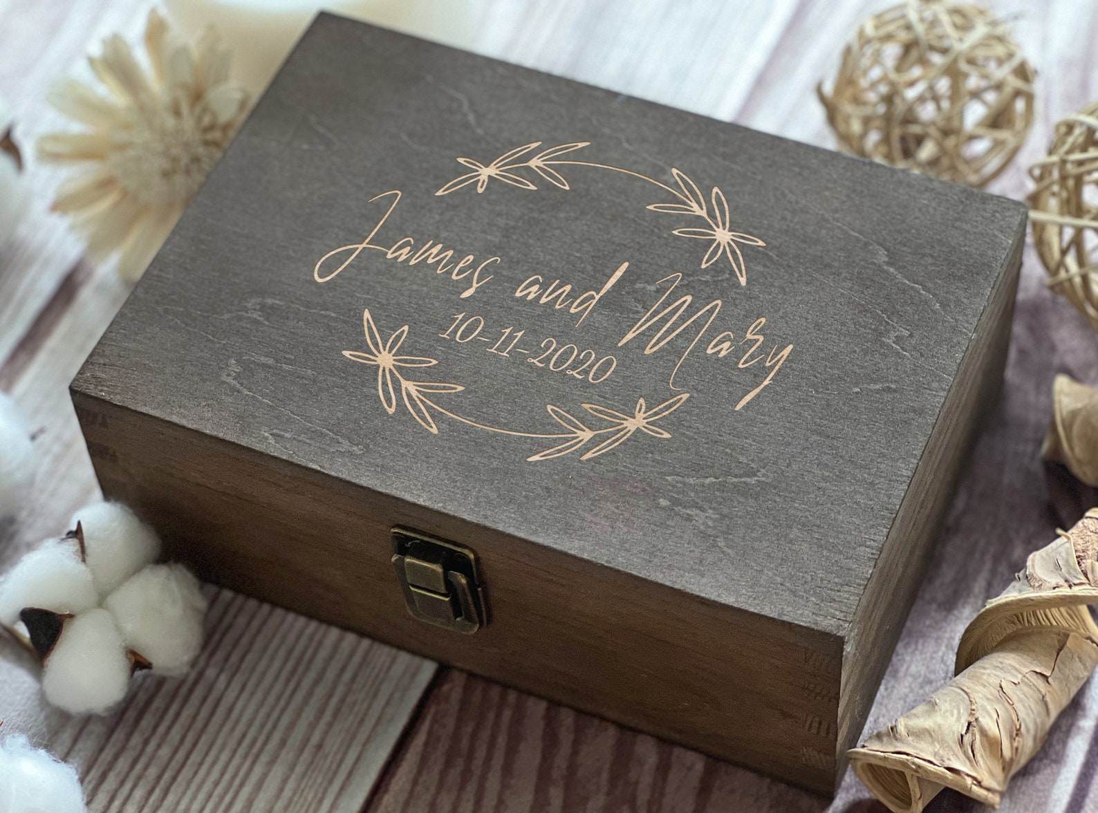 Wedding Gift Personalized Wooden Box Bridesmaids Gift - Etsy