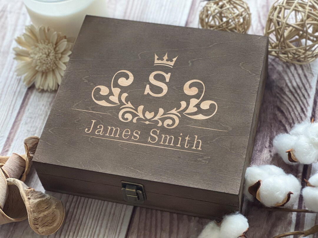 Personalized Wooden Keepsake Box: Engraved Memory Box - Etsy