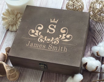 7 Personalized Engraved Wooden Boxes