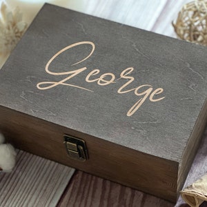 Mens Box, Personalized Wooden Box, Unique Gift. Family Gift, Gift For Best Friend, Keepsake Box, Memory Box, Boxes Wholesale, Custom Box image 2