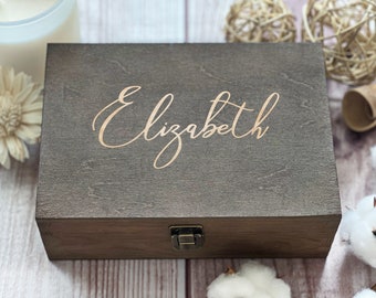 Name Gift, Personalized Wooden Box, Unique Gift. Womens Box, Gift For Best Friend, Keepsake Box, Memory Box, Boxes Wholesale, Custom Box