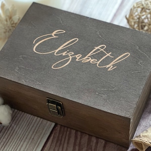 Name Gift, Personalized Wooden Box, Unique Gift. Womens Box, Gift For Best Friend, Keepsake Box, Memory Box, Boxes Wholesale, Custom Box image 2