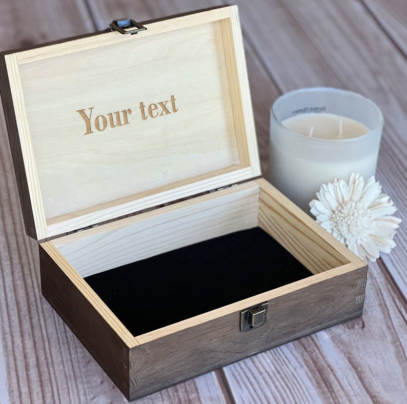 Capture the Magic of Newborn Days with a Customized Memory Box. Engraved Personalization & Beautiful Craftsmanship image 6