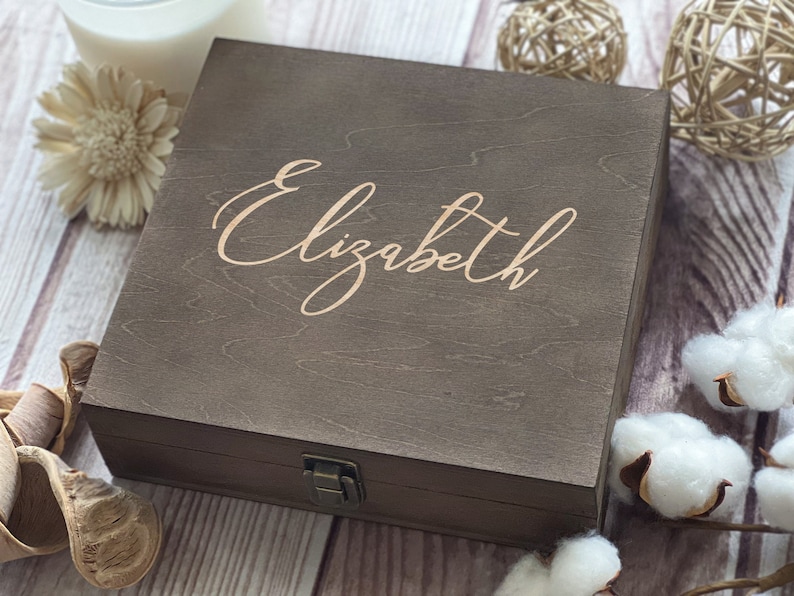 Name Gift, Personalized Wooden Box, Unique Gift. Womens Box, Gift For Best Friend, Keepsake Box, Memory Box, Boxes Wholesale, Custom Box image 4