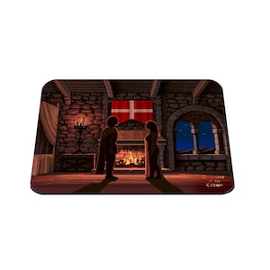 Defender Of The Crown - Amiga Game - Mousemat | mousepad - 3 Sizes (18x22cm, 20x28cm, 30x39cm) - Games Room - Office - Mancave - Love Retro