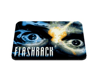 Flashback - Retro Amiga Game - Mousemat | mousepad - 3 Sizes (18x22cm, 20x28cm, 30x39cm) - Games Room - Office - Mancave - Extra Large