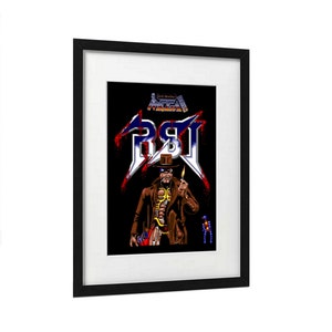 Retro Amiga Poster, Red Sector Megademo. A3 Size Print (16.5x11.7in). Nostalgic Wall Art for Mancave or Games Room. Iconic Amiga Mini Demo