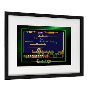 Amiga Retro Gaming Poster, Amiga Game Lemmings, A3 Size (16.5x11.7in), Retro Gaming Wall Art for Mancave. Gaming Nostalgia. Digital Print