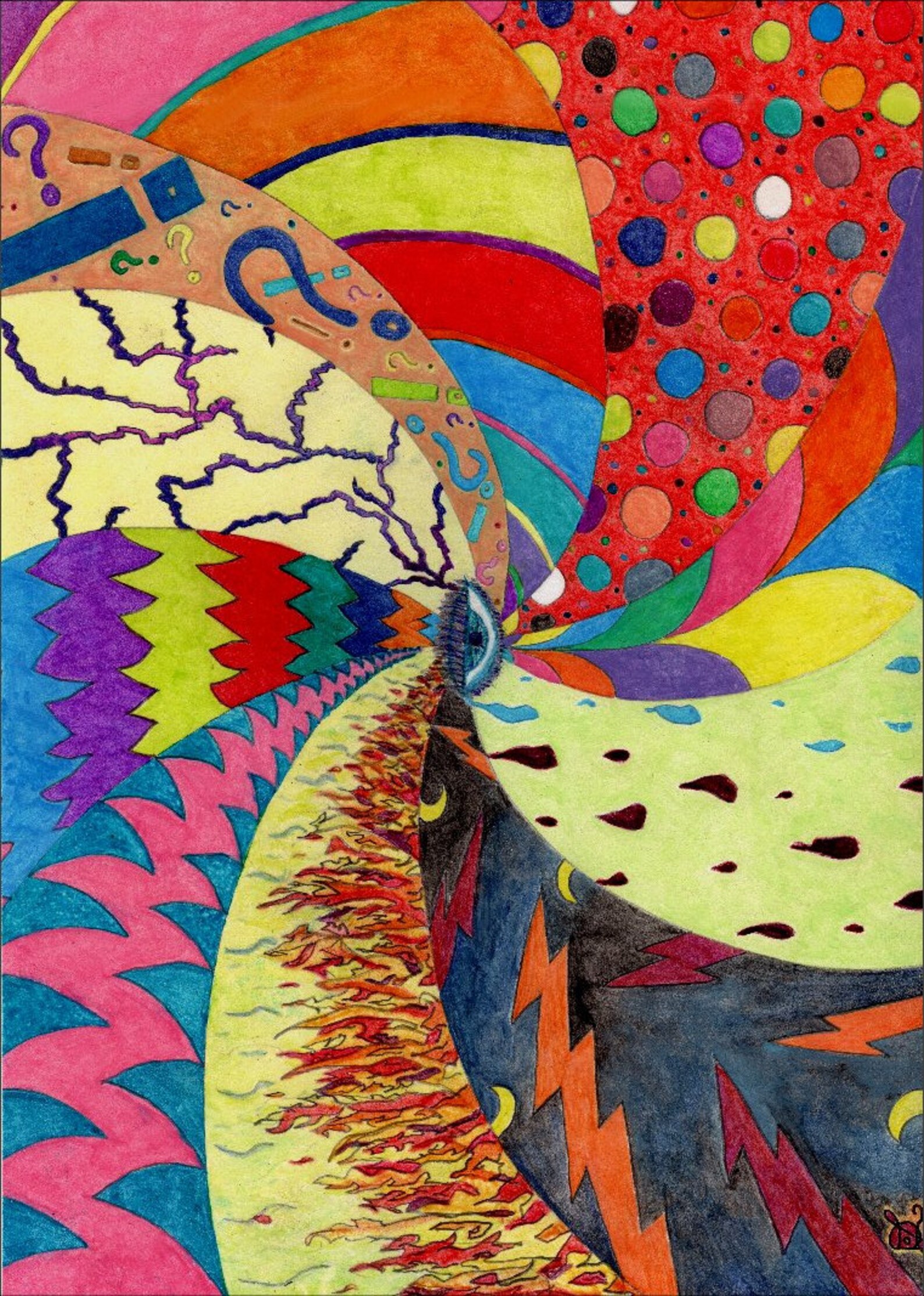 Abstract Art Print A3 PRT018 Etsy