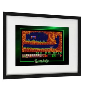 Amiga Retro Gaming Poster, Amiga Game Lemmings, A3 Size (16.5x11.7in), Retro Gaming Wall Art for Mancave. Gaming Nostalgia. Digital Print