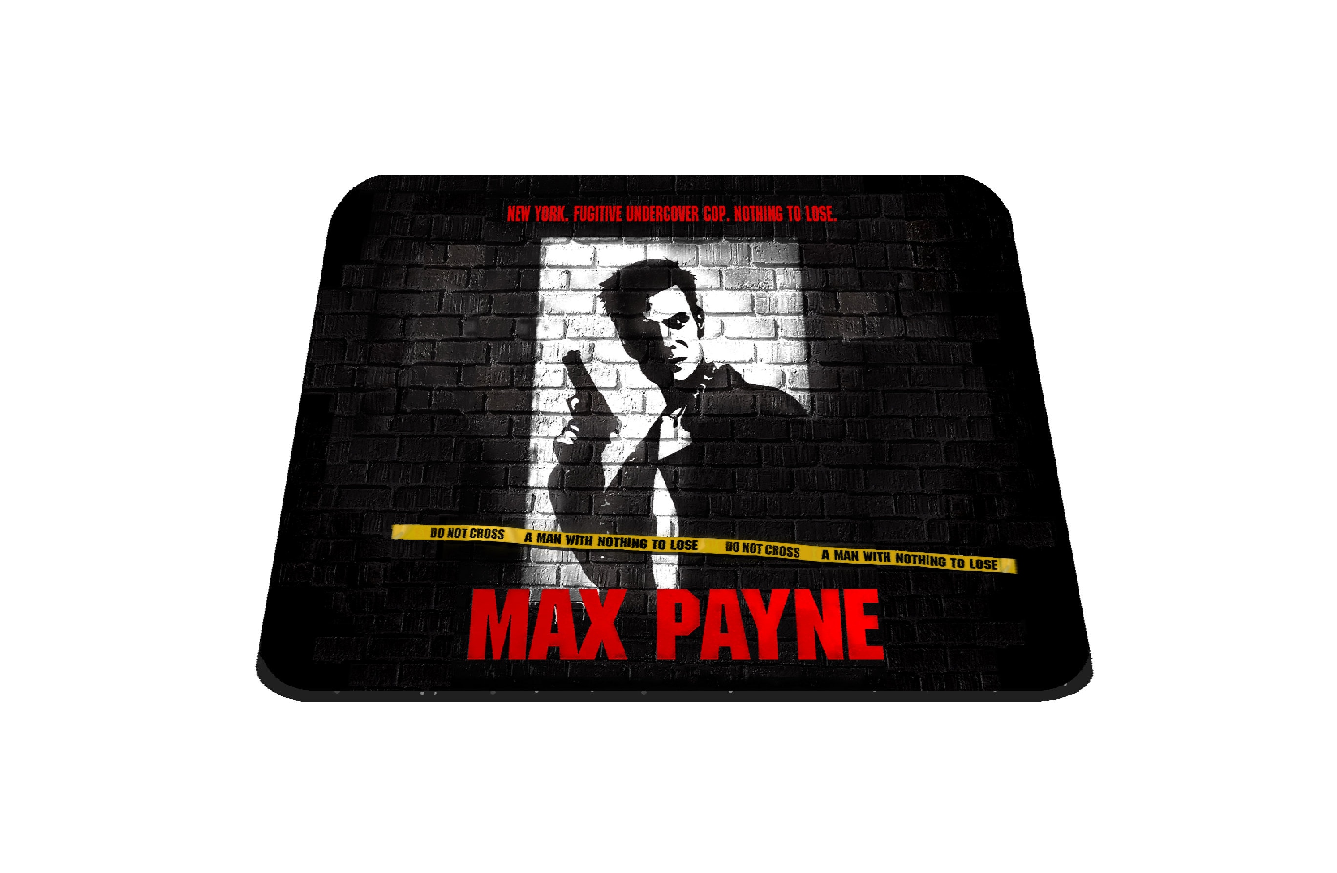 Max Payne - PC Game - Mousemat | mousepad - 3 Sizes (18x22cm, 20x28cm, 30x39cm) - Retro Game Print - Games Room - Office - Mancave