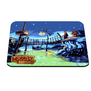 Monkey Island 2: LeChuck&#39;s Revenge - Classic Adventure Game - Amiga - Mousemat | mousepad - 3 Sizes (18x22cm, 20x28cm, 30x39cm)