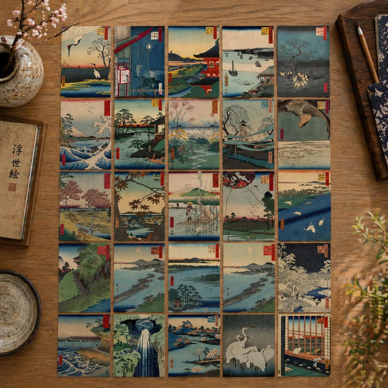Antique Japanese Postcards - Etsy