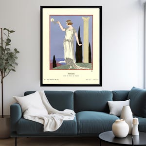 Art Deco fashion prints set by George Barbier