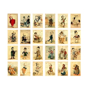 Antikamnia Skeleton Postcard Set of 24 Vintage Medical Calendar Art Dark Humor Skeleton Ephemera for Oddities Lovers and Halloween Decor