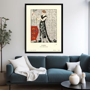 Art Deco fashion prints set by George Barbier