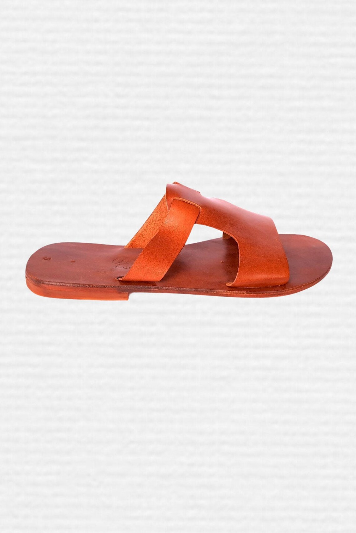 mens leather slide shoes