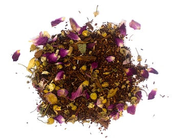 Sleep Time Comforting Chamomile and Rose Petal Rooibos Tea