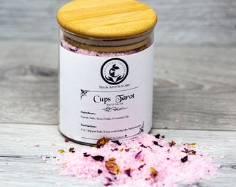 Cups Tarot Sensual Rose Petal & Bath Salts