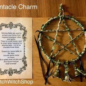 Witches Bells Witchy Decor Bells for Door Protection Bells Ritual