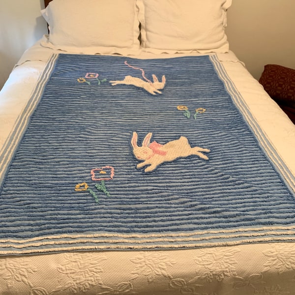 Chenille Bedspread Vintage Etsy 