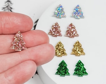 Christmas Tree Studs, DIY Earrings, Acylic Blanks, Earring Blanks, Blanks for Earring Makers, Jewelry Blanks
