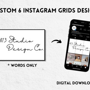 Instagram Puzzel Grids Custom-Made Design, Social Media Engagement, IG Puzzle Branding Kit, Bewerkbare Social Media Templates
