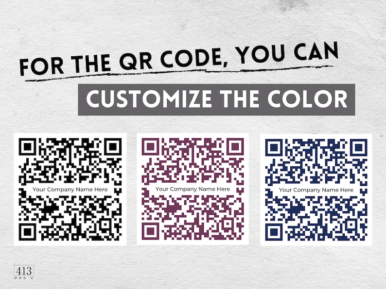 DIY Qr Code Label Template QR Code Sticker Digital Download Etsy Canada