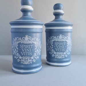 Vintage ceramic bottles Paul Masson Brandy, Series 70