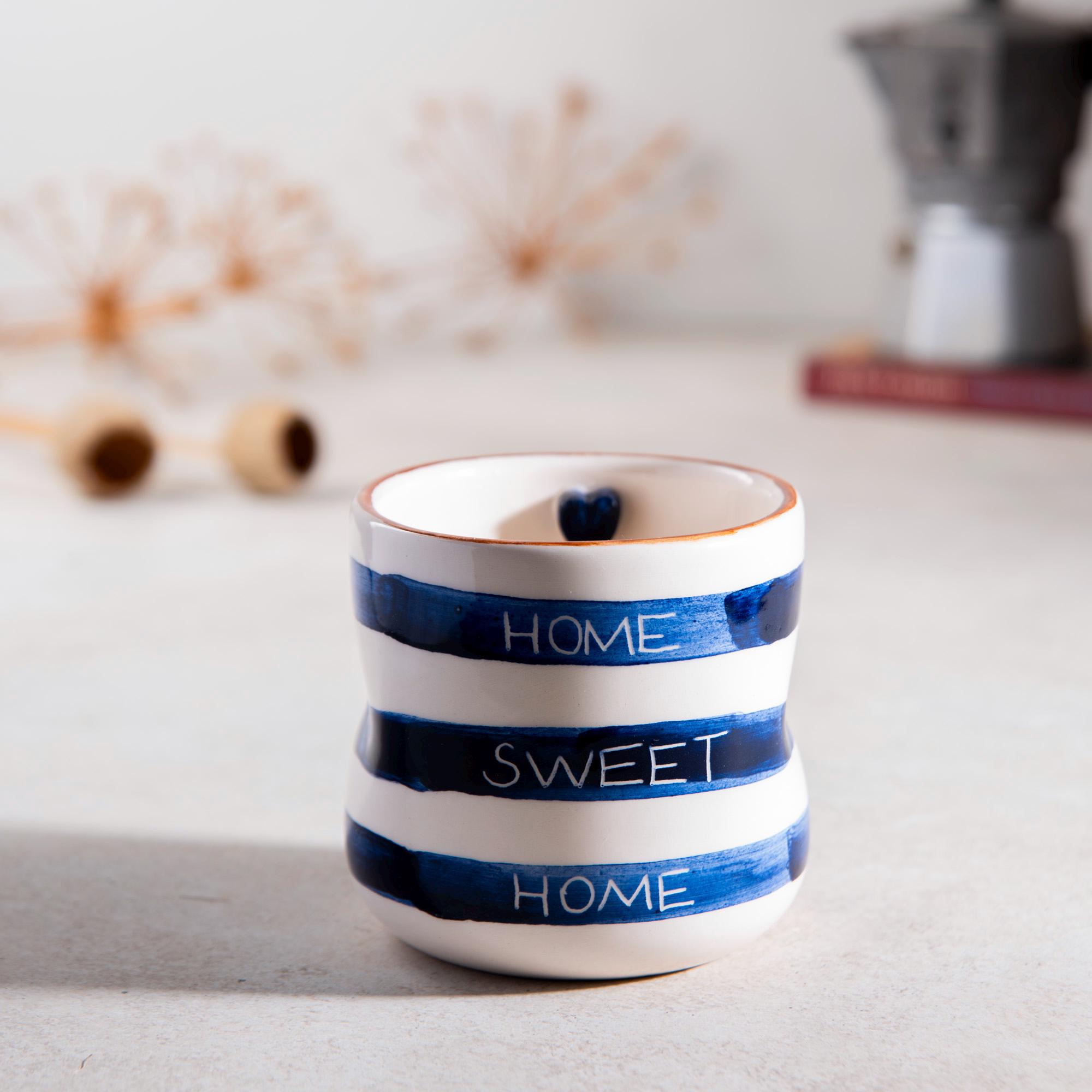 Home Sweet Home Ceramic Mug, Handmade Ceramic Line Mug, Handmade Ceramic Mums Gift, Handmade Pottery, Ceramic Mug, Gift For House