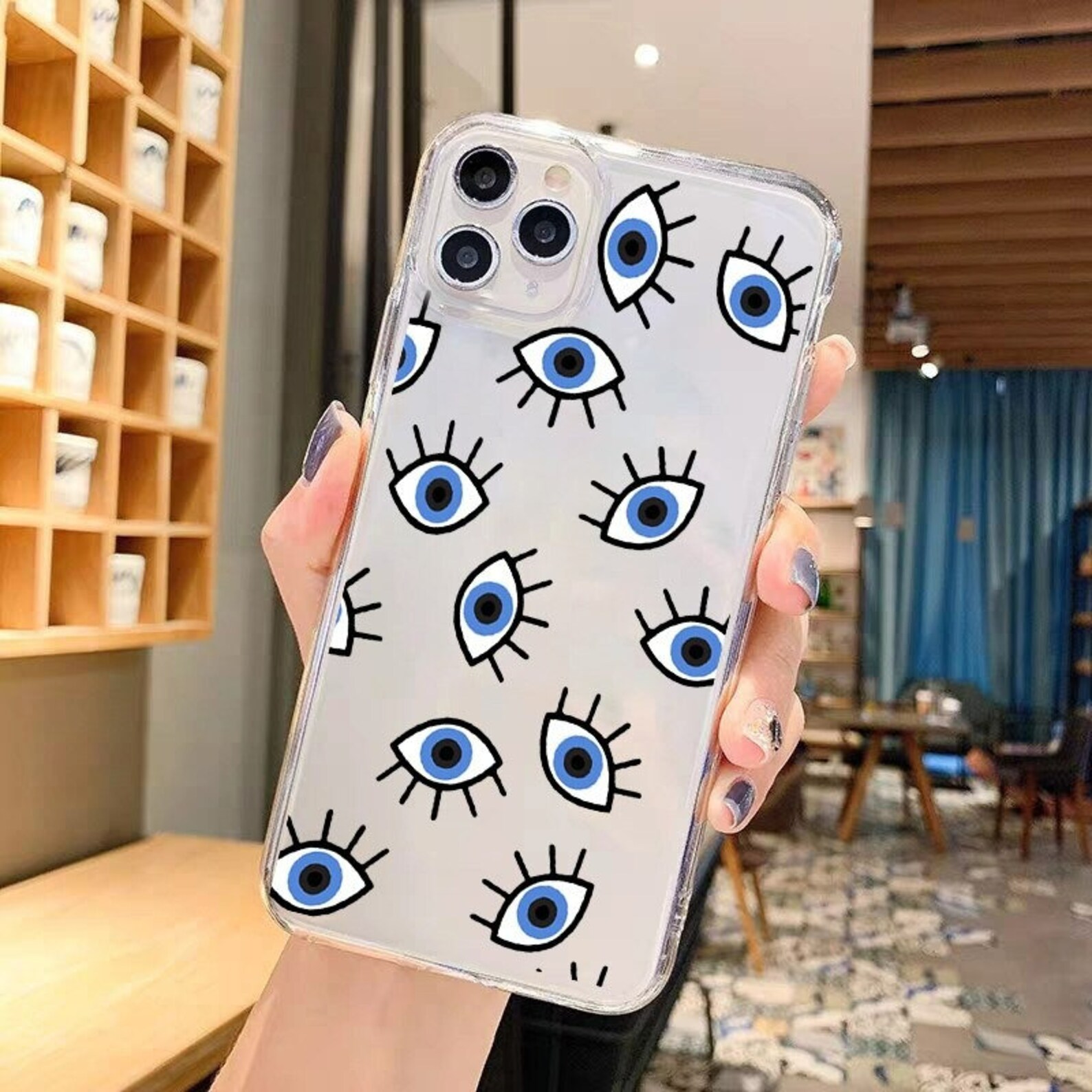Evil Eye Phone Case Evil Eyes Gift Art Phone Case Cover For | Etsy