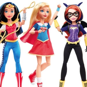 Dc Superhero Dolls Etsy UK