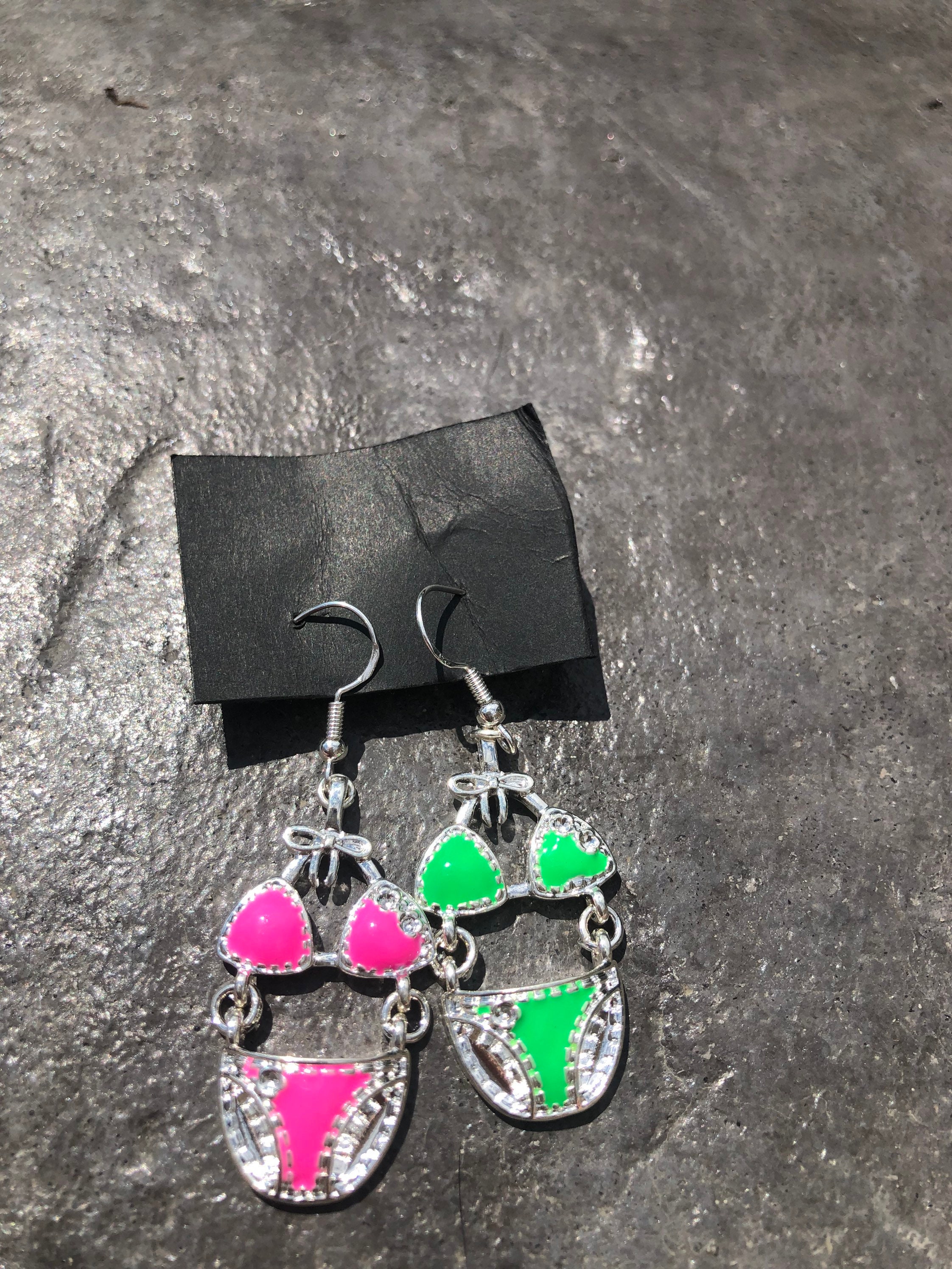 Bikini earrings Etsy
