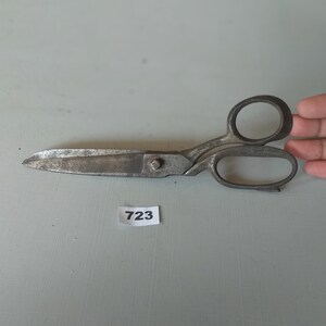 ヴィンテージの大型仕立て用はさみ、洋裁用はさみ、1900 年代初頭のそのままの状態