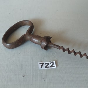 Vintage cork screw mid 1800s antique bottle opener genuine antique not modern reproduction