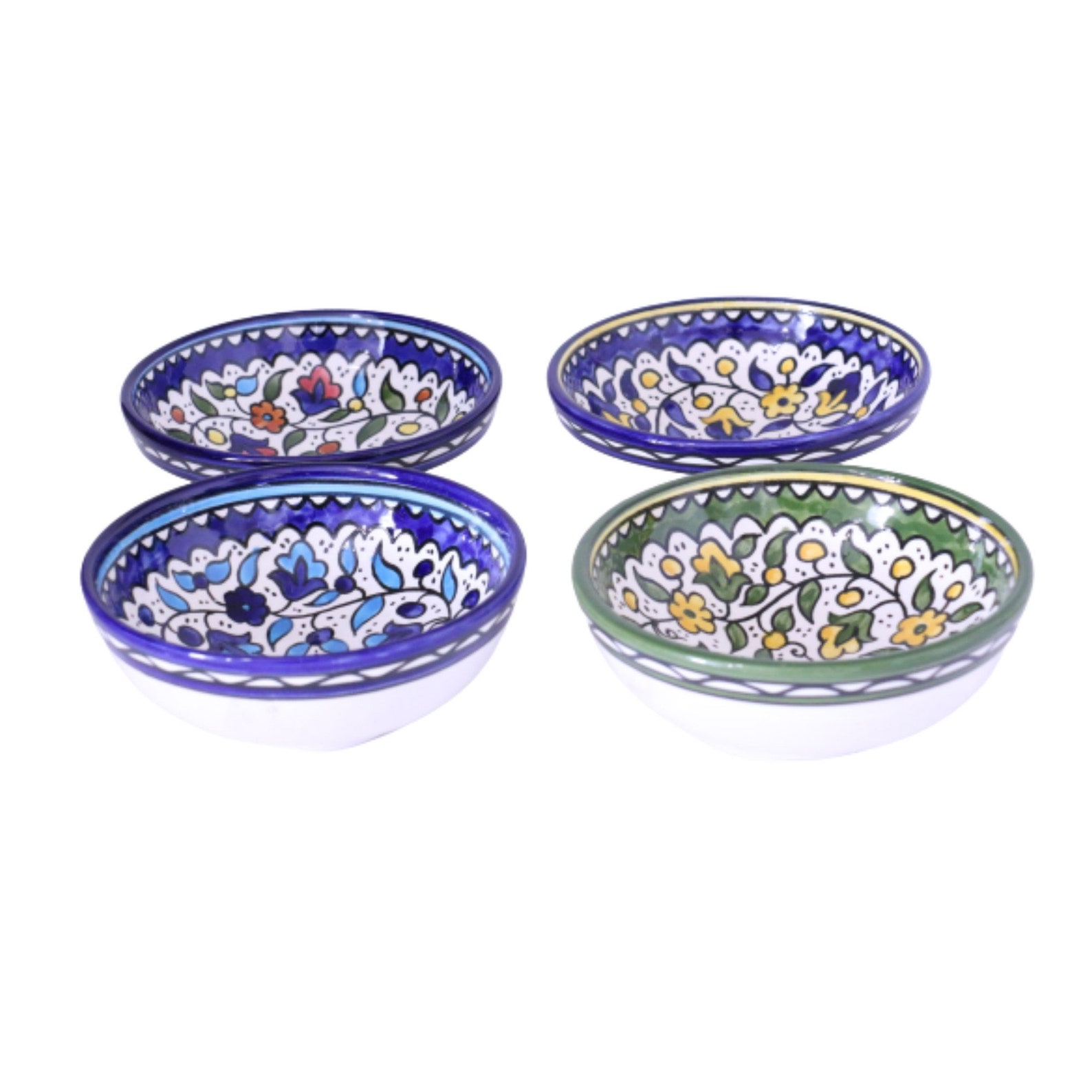 Serving Soap Bowl 6 inches/15cm Palestinian Ceramic Floral Etsy