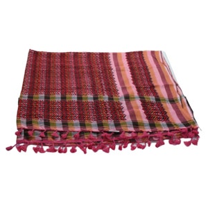 Keffiyeh Beit Jala Style Pink Palestinian Scarf 47 - Etsy